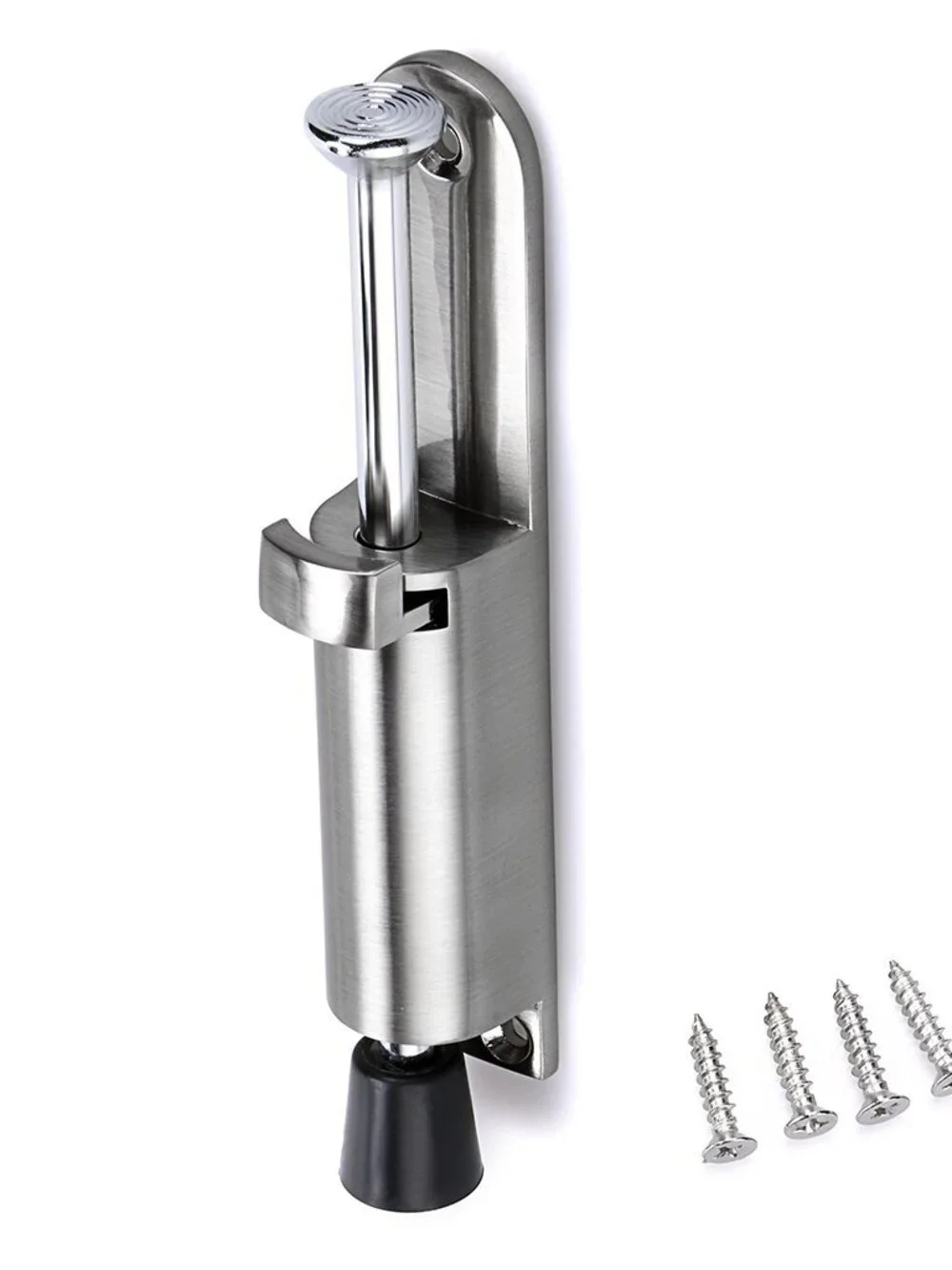 Sumnacon Kickdown Door Stop - Stainless Steel Easy Step Door Stopper, Spring Loa